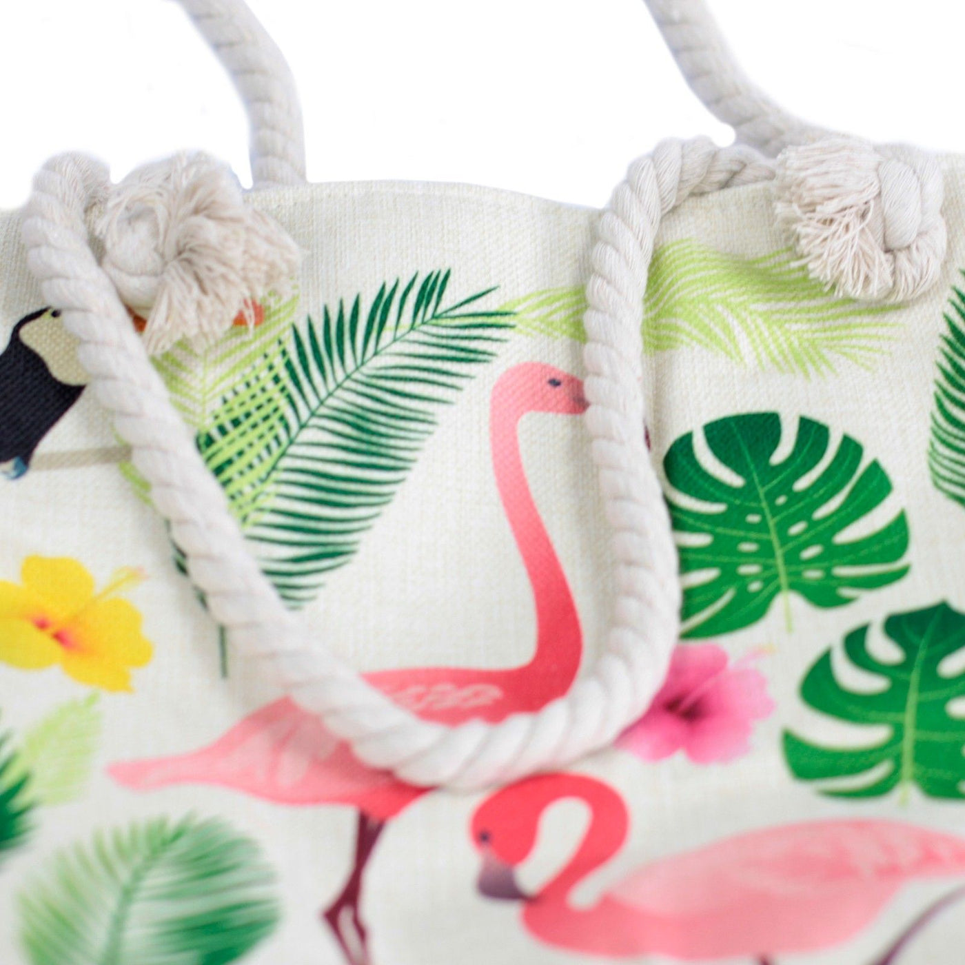 Rope Handle Bag - Flamingo & More - Truly Yours