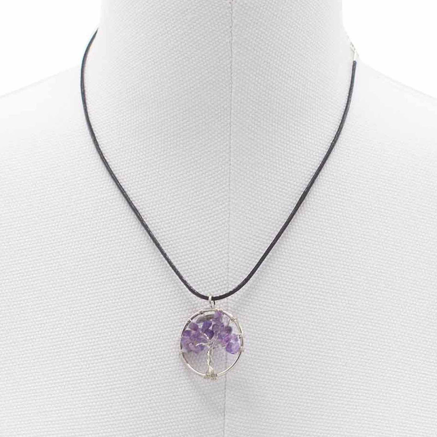 Tree of Life Pendant - Amethyst - Truly Yours