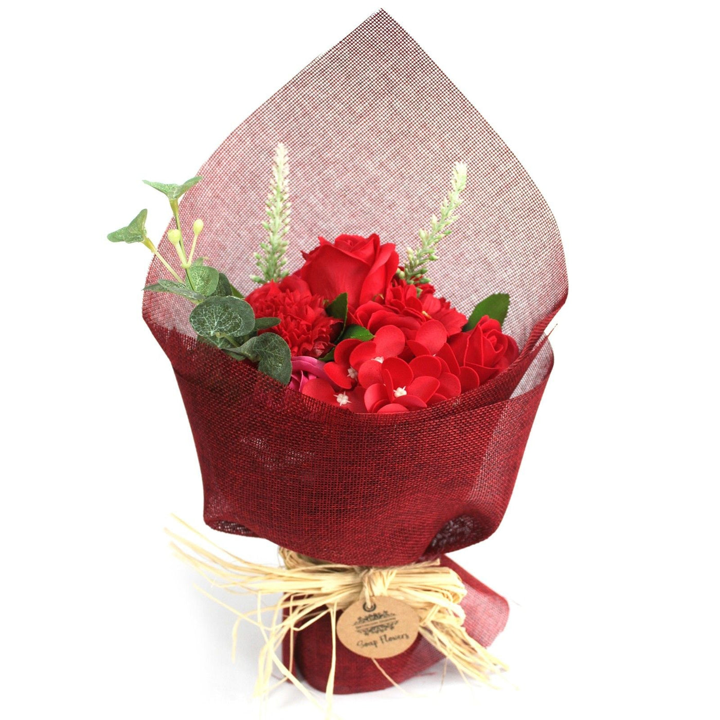 Standing Soap Flower Bouquet - 6 Colours Red Soap Flower Bouquets