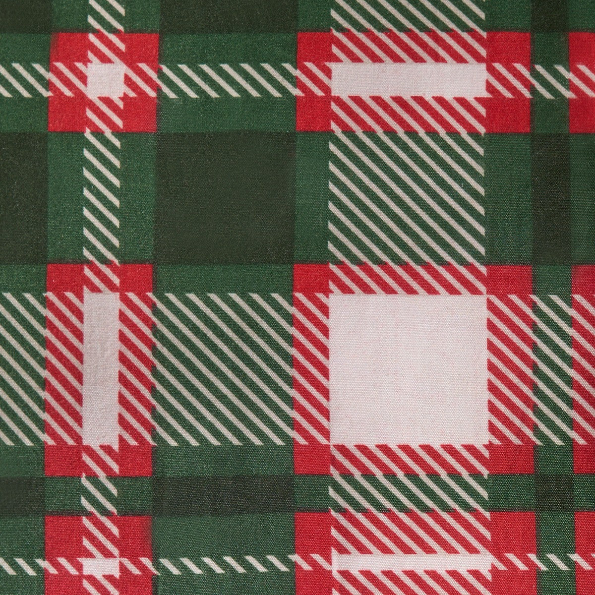 Traditional Christmas Check Duvet Set - Red/Green