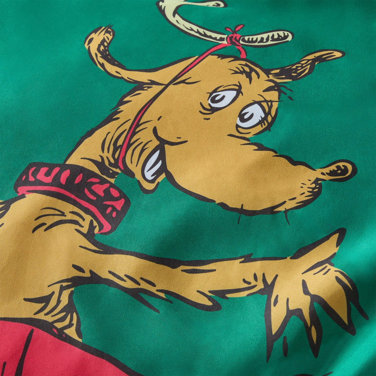 Grinch Printed Duvet Set - Green
