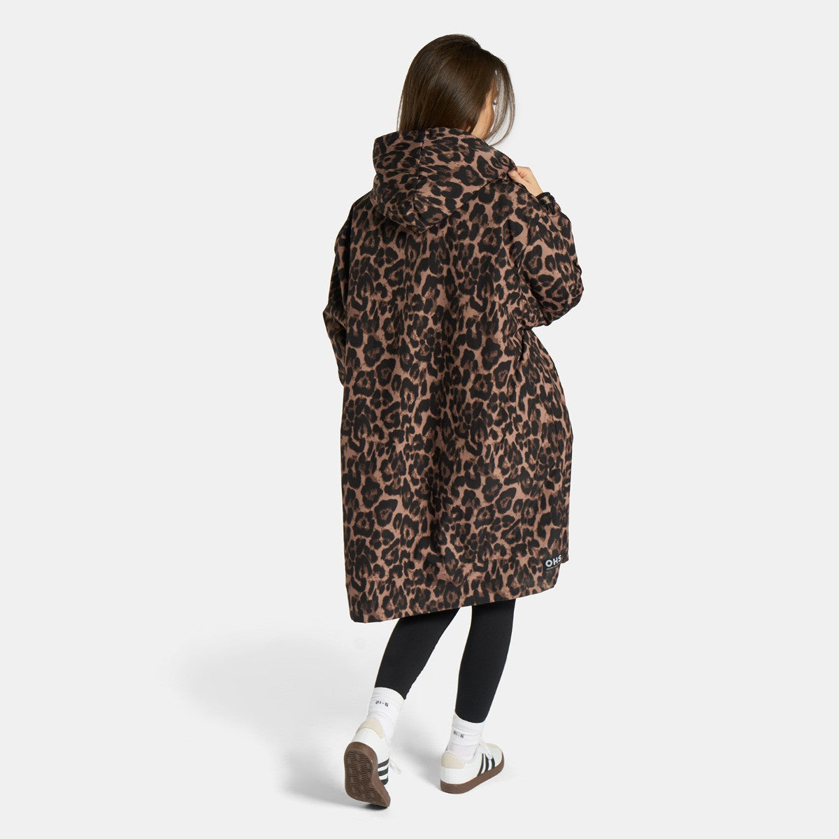 Adults Water Resistant Leopard Print Sherpa Drying Robe - Truly Yours