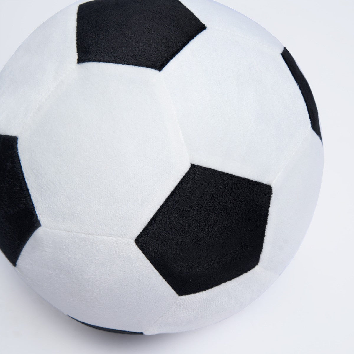 Football Shaped Scatter Cushion - Black/White - Truly Yours