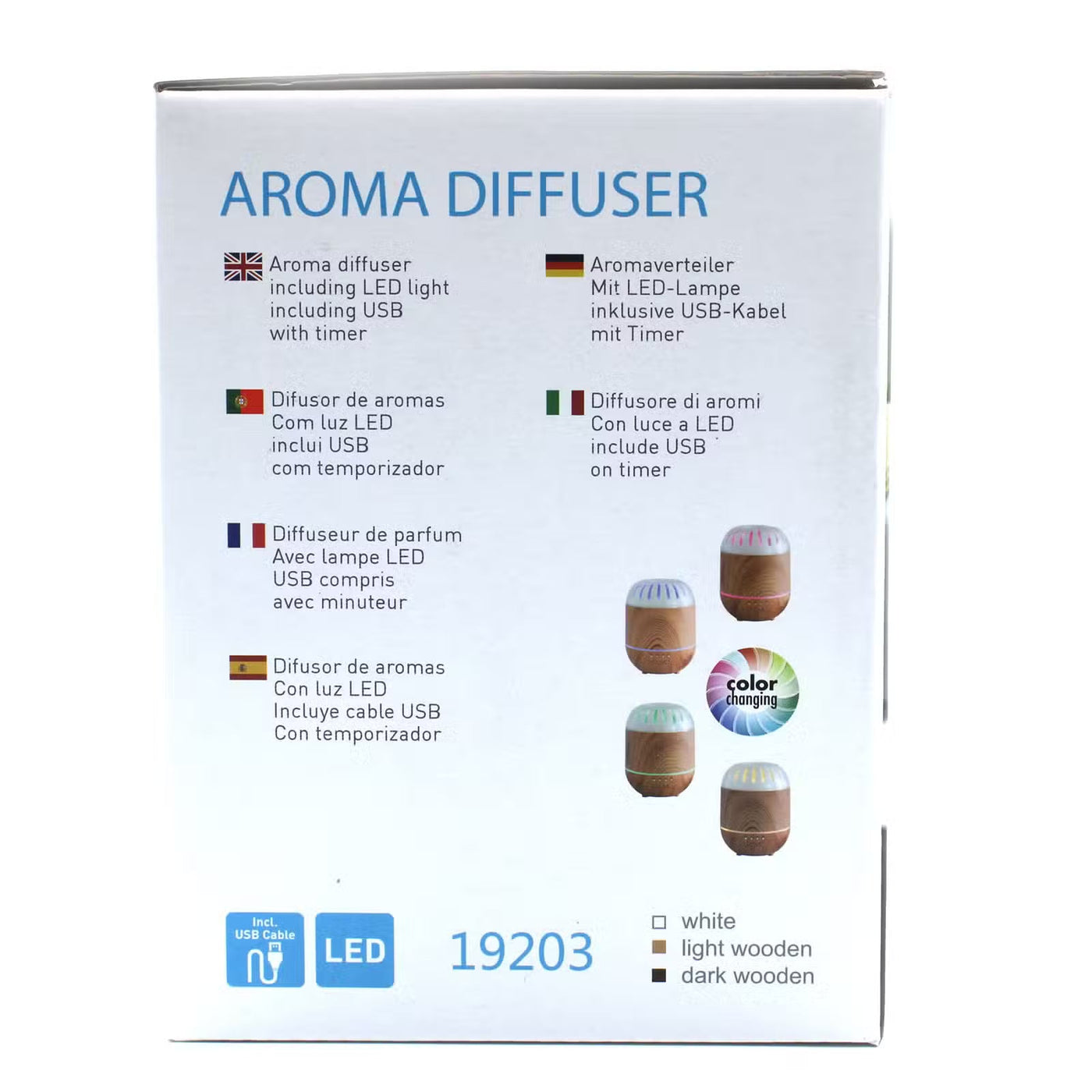Palermo Atomiser Usb Colour Changing with Timer Atomiser