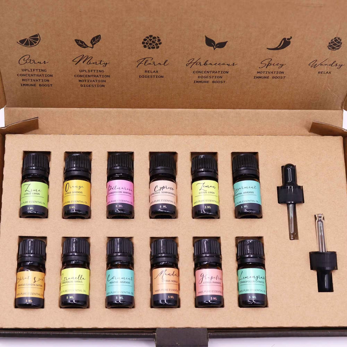 Aromatherapy Essential Oil Set - Summer Essential Oils