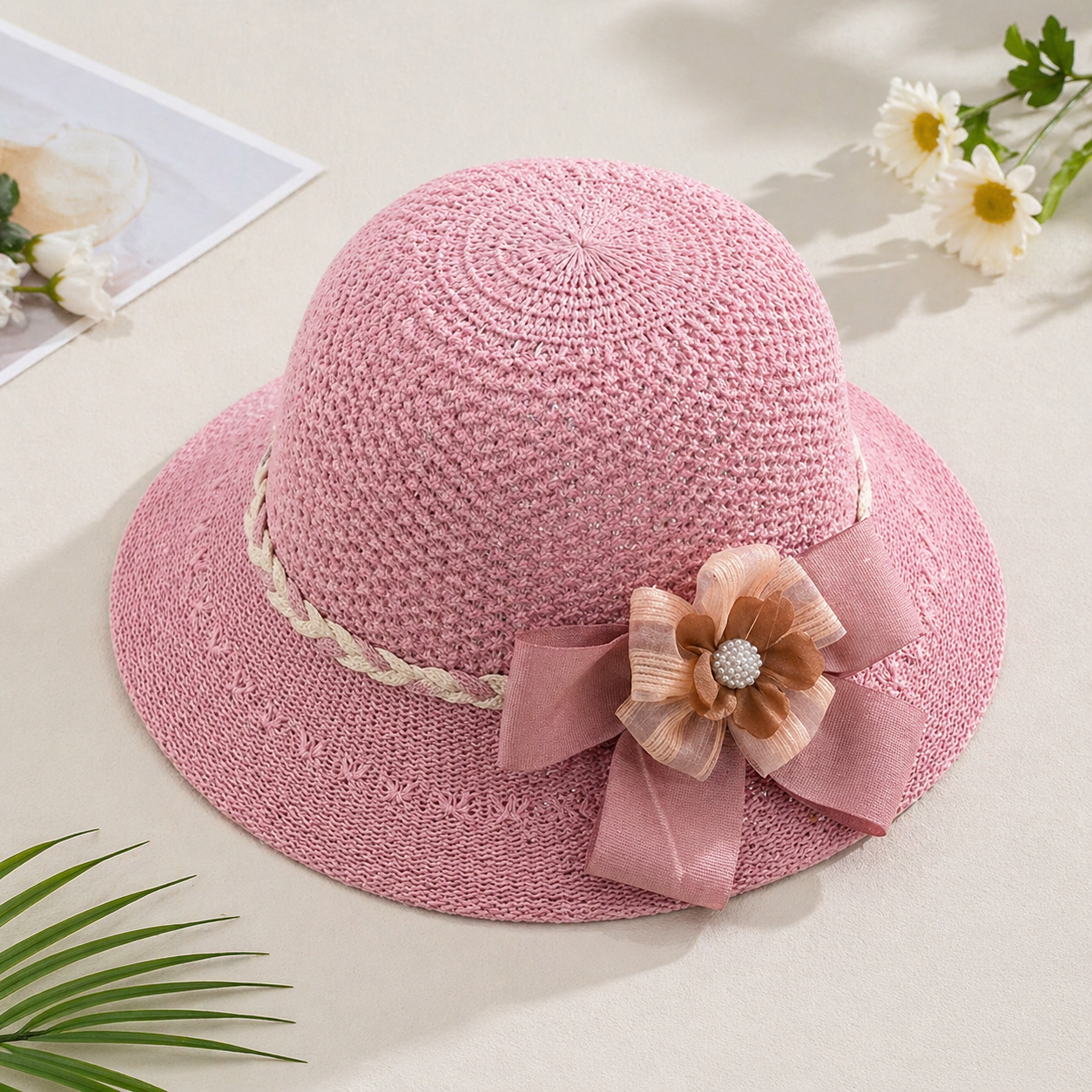 Women's Foldable Bohemian Straw Sun Hat – Lightweight - Truly Yours