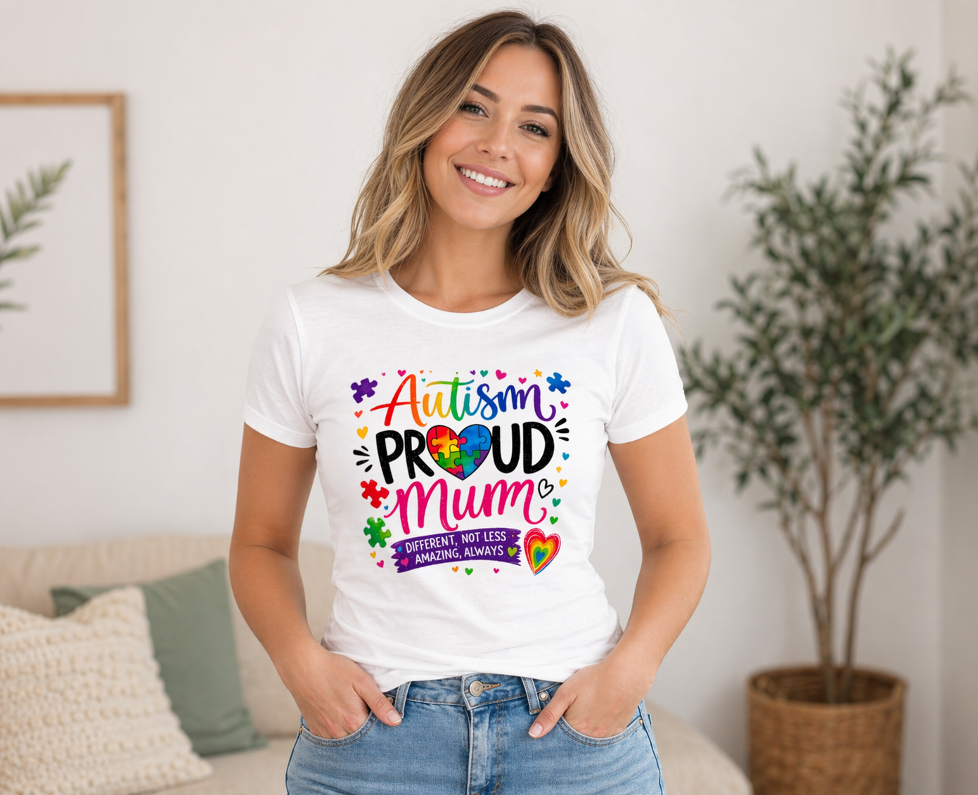 Autism Proud Mum T-Shirt - Truly Yours