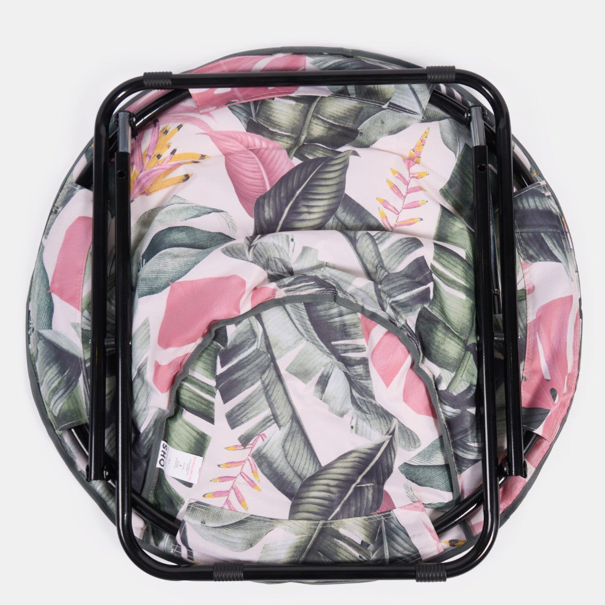 Foldable Tropical Print Moon Camping Chair - Truly Yours