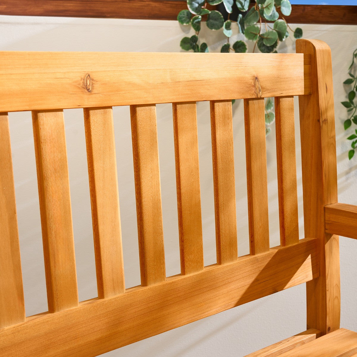 Seater Garden Bench - Natural - Truly Yours