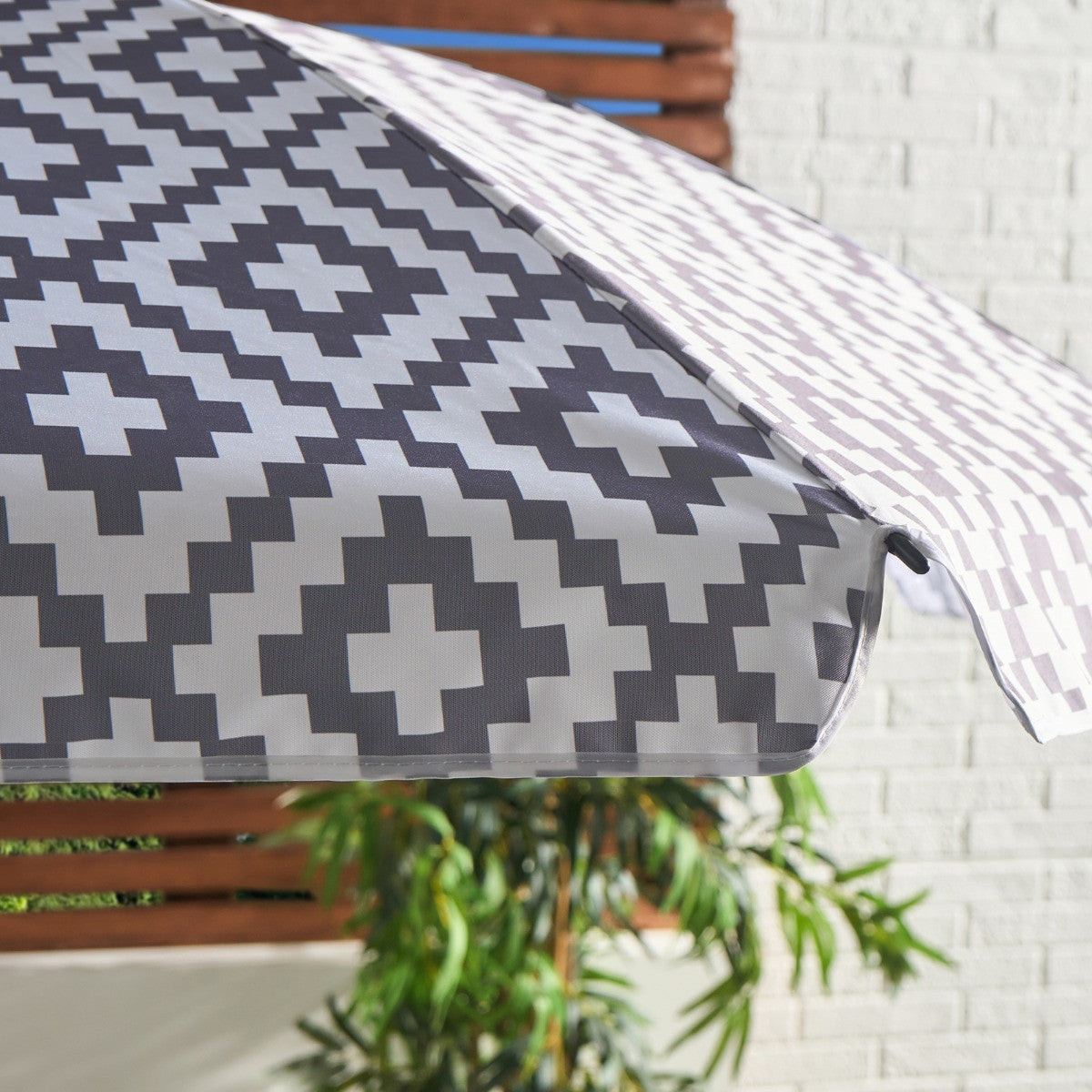 6-Piece Geometric Patio Set - Grey Patio set