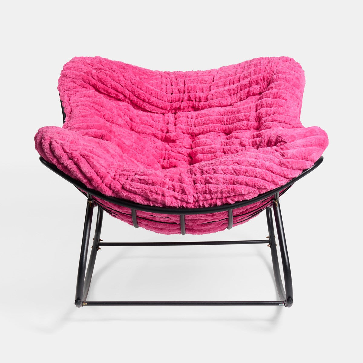 Ribbed Faux Fur Rocking Chair - 4 colours - Truly Yours