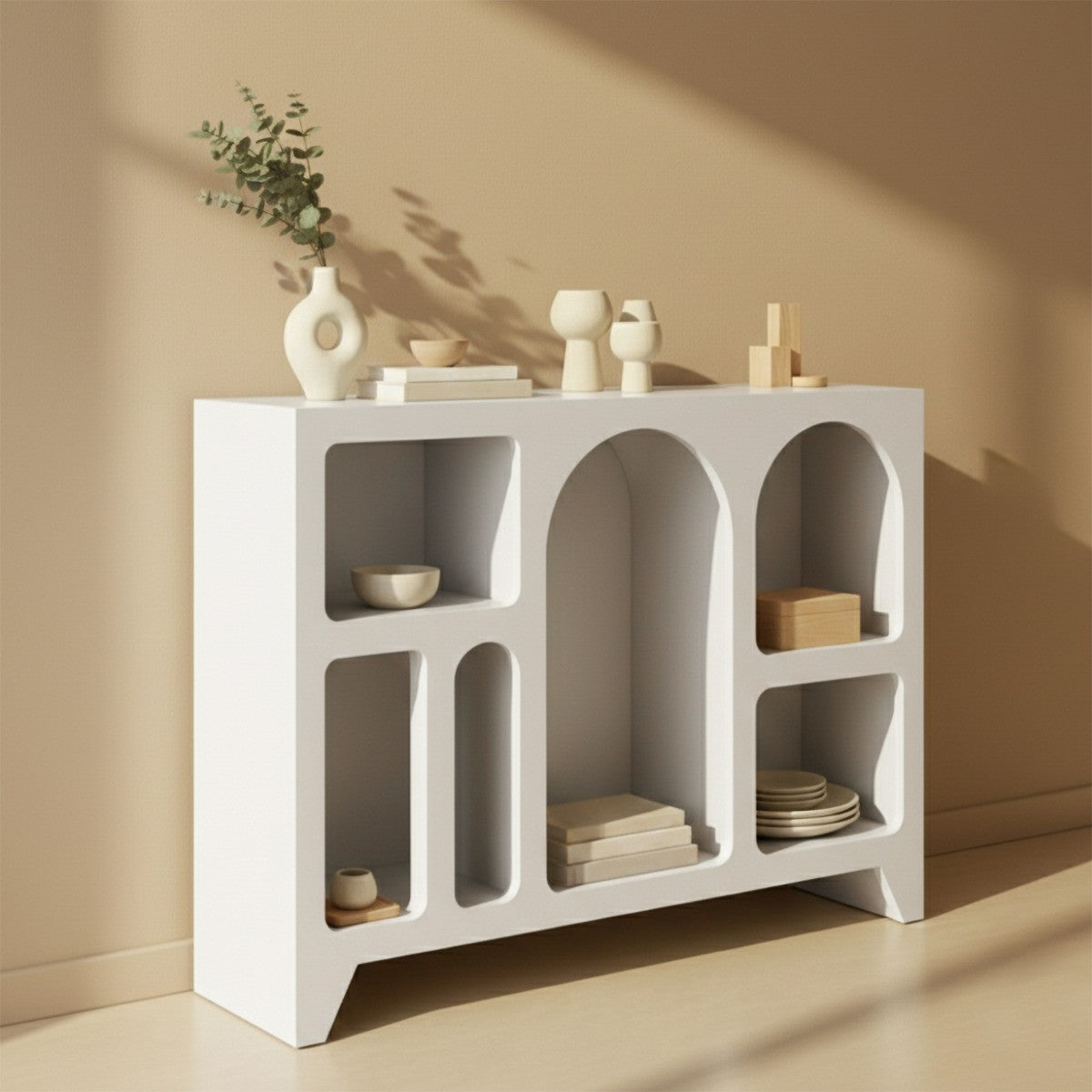 Arch Display Sideboard - White - Truly Yours