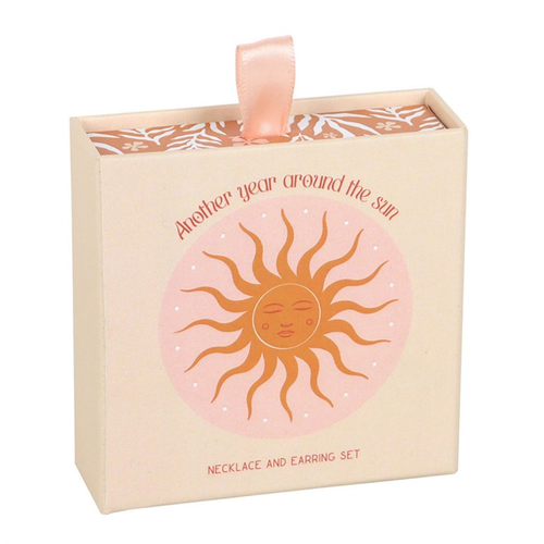 Sun Earring and Necklace Set - Truly Yours