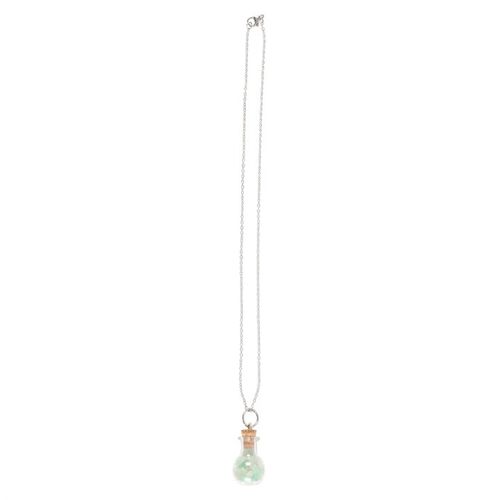 Luck Green Aventurine Crystal Chip Potion Bottle Necklace - Truly Yours
