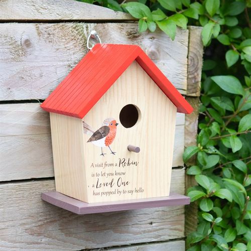 Garden Robin Bamboo Bird House Birdhouse