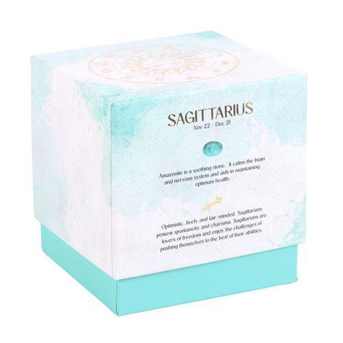 Sagittarius Ylang Ylang & Amber Gemstone Zodiac Candle - Truly Yours