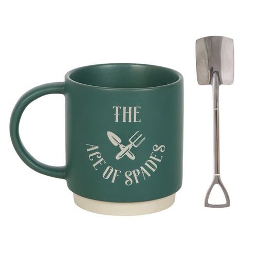Ace of Spades Mug with Spade Spoon - Truly Yours