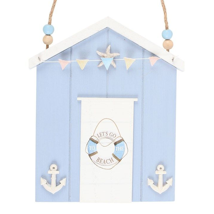 Blue Life Ring Beach Hut Hanging Decoration - Truly Yours