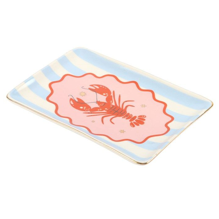 Striped Lobster Trinket Dish - Truly Yours