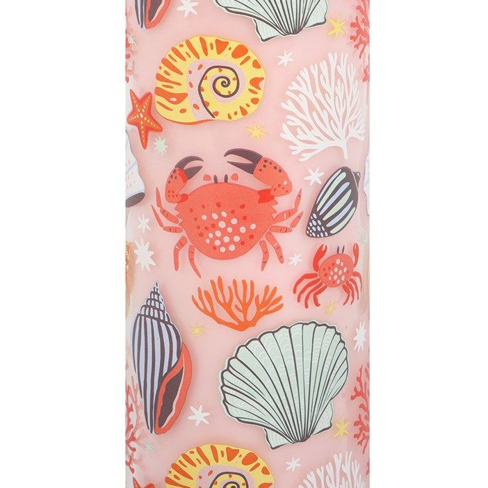 Pastel Shell Print Coconut & Sea Salt Tube Candle - Truly Yours