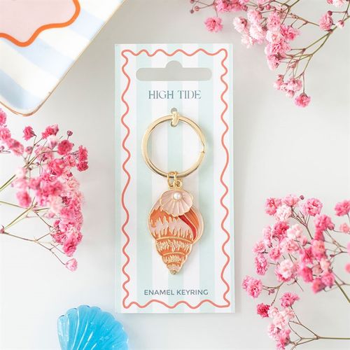 High Tide Shell Keyring - Truly Yours