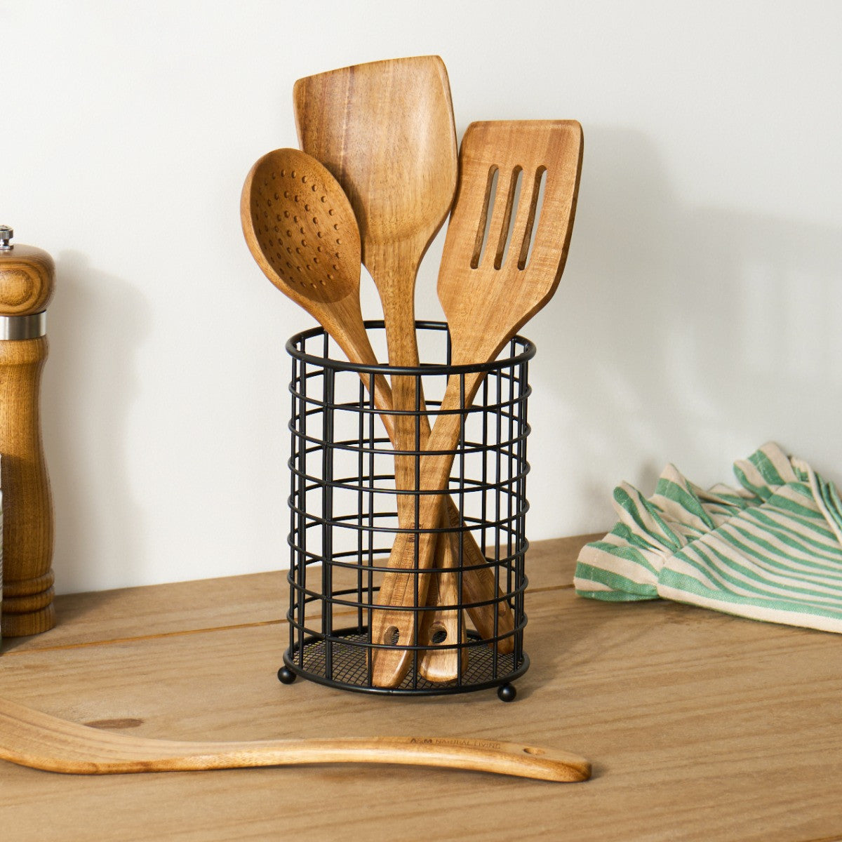 Wire Utensil Holder – Black - Truly Yours