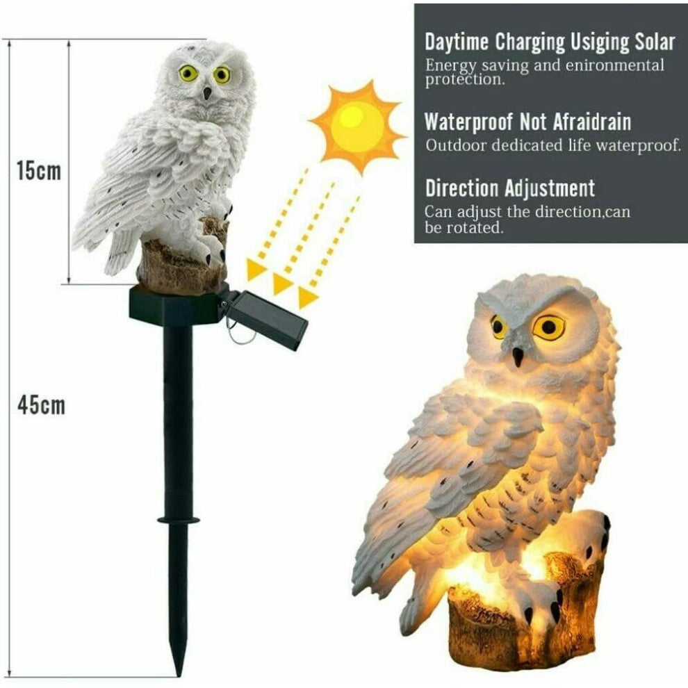 Solar Powered Owl Garden Stake Light - Truly Yours
