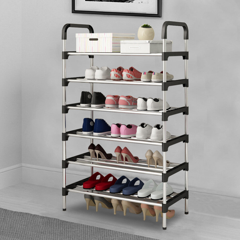6 Tier) Floor Standing Shoe Rack Storage Shelf Organizer - Truly Yours