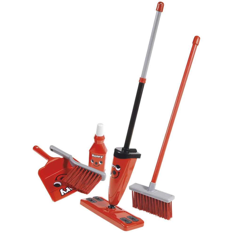 Henry Deluxe Kids Cleaning Trolley Play Set – Toy Vacuum & Cleaning Accessories - Truly Yours