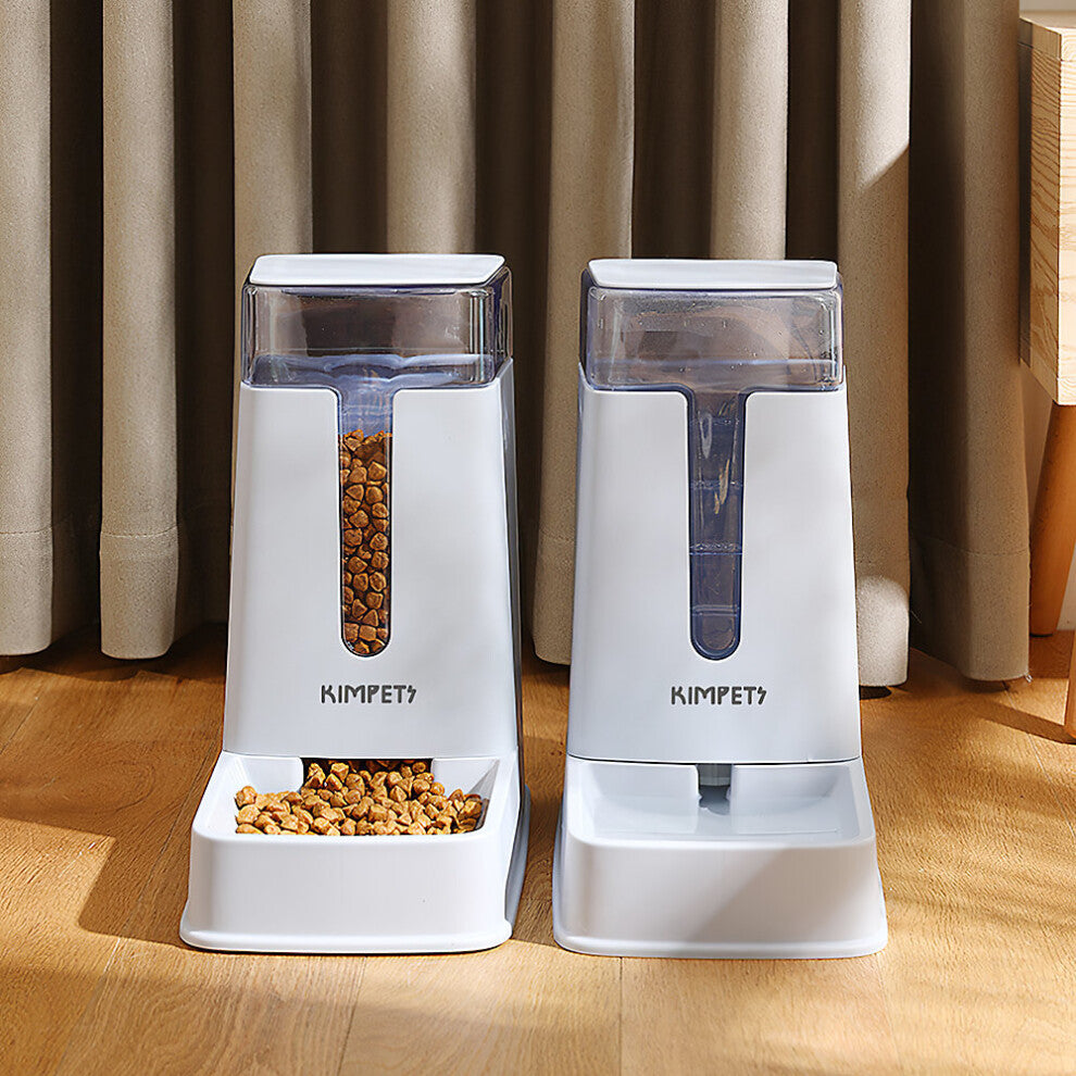 2Pcs Automatic Pet Feeder and Water Dispenser Set - Truly Yours