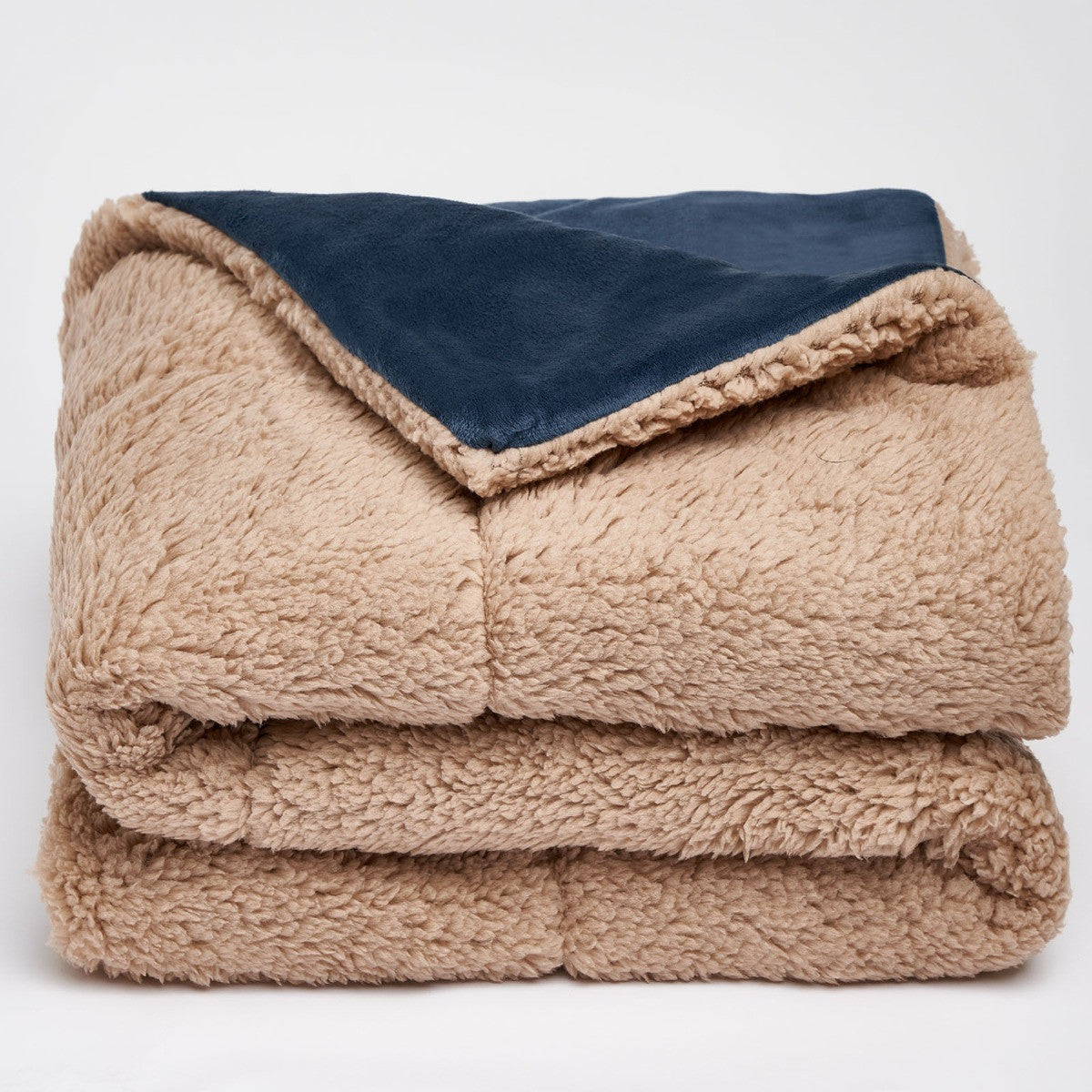 Sherpa Soft Quilted Pet Blanket - Navy - Truly Yours