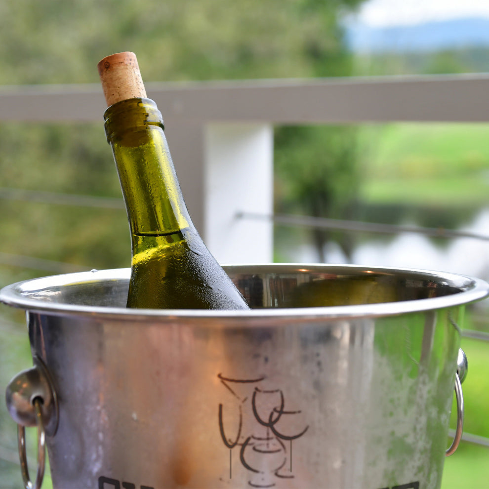 Geezy Stainless Steel French Silver Champagne & Wine Ice Bucket - Truly Yours