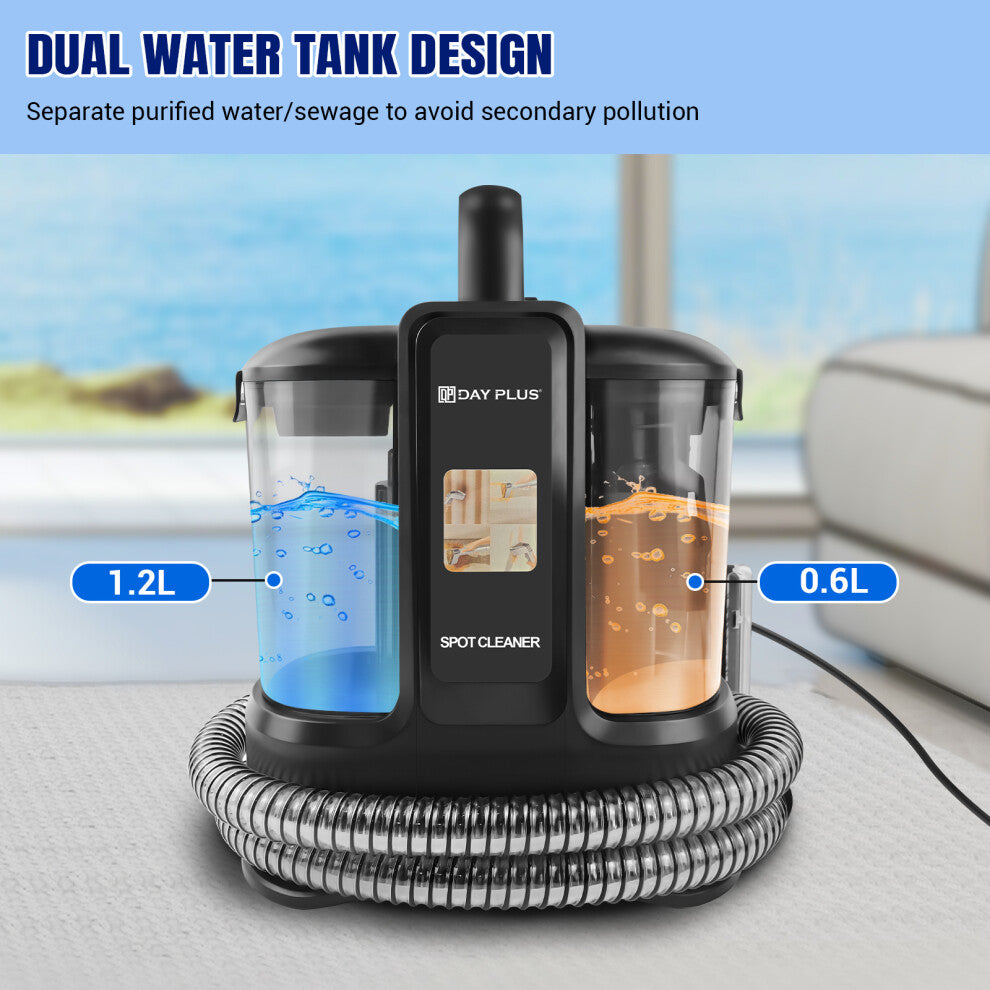Portable Carpet Cleaner, Handheld 3000W Upholstery Spot Cleaner Washer Machine for Car Interior, Stairs, Carpet, Pet Stains and Multi-Surface Cleaning - Truly Yours