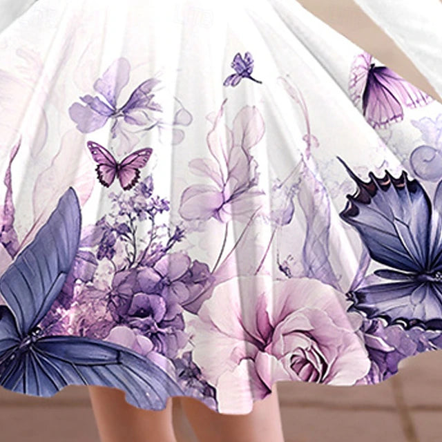 Girls Butterfly Blossom Skater Dress - Truly Yours