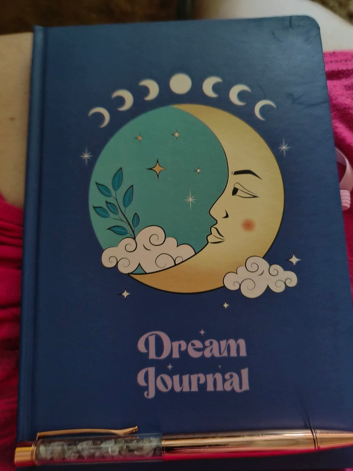 The Moon Dream Journal with Amethyst Pen