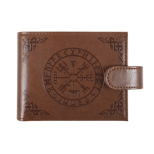 Viking Compass Faux Leather Wallet - Truly Yours