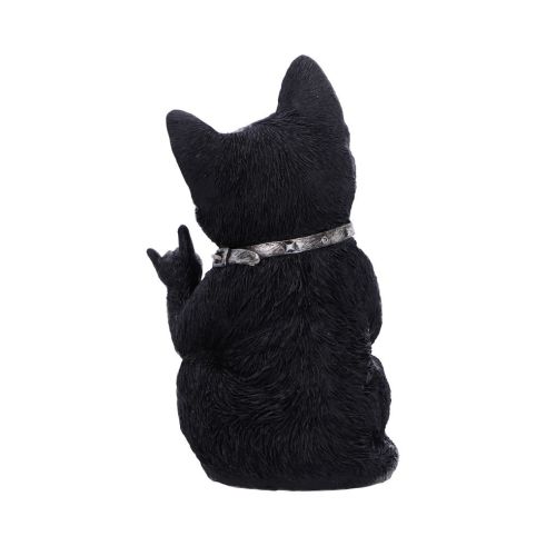 Metallicat Black Cat Throwing Rock Hand Sign - Truly Yours