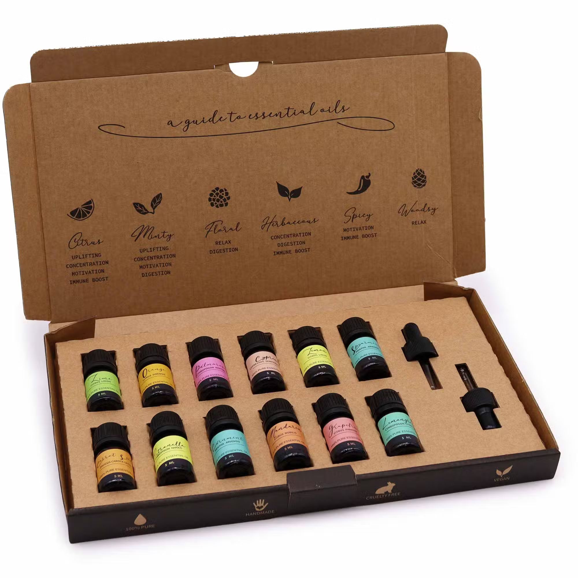 Aromatherapy Essential Oil Set - Summer Essential Oils