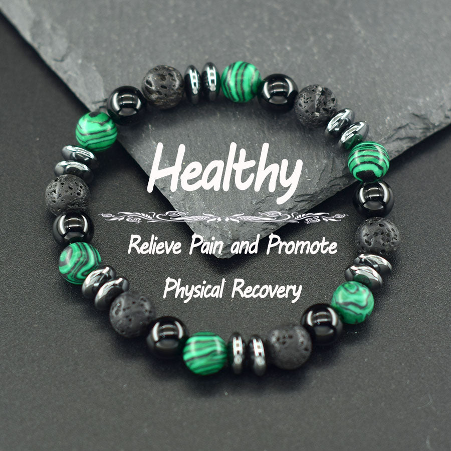 Natural Stone Healing Energy Bracelets for Men & Women