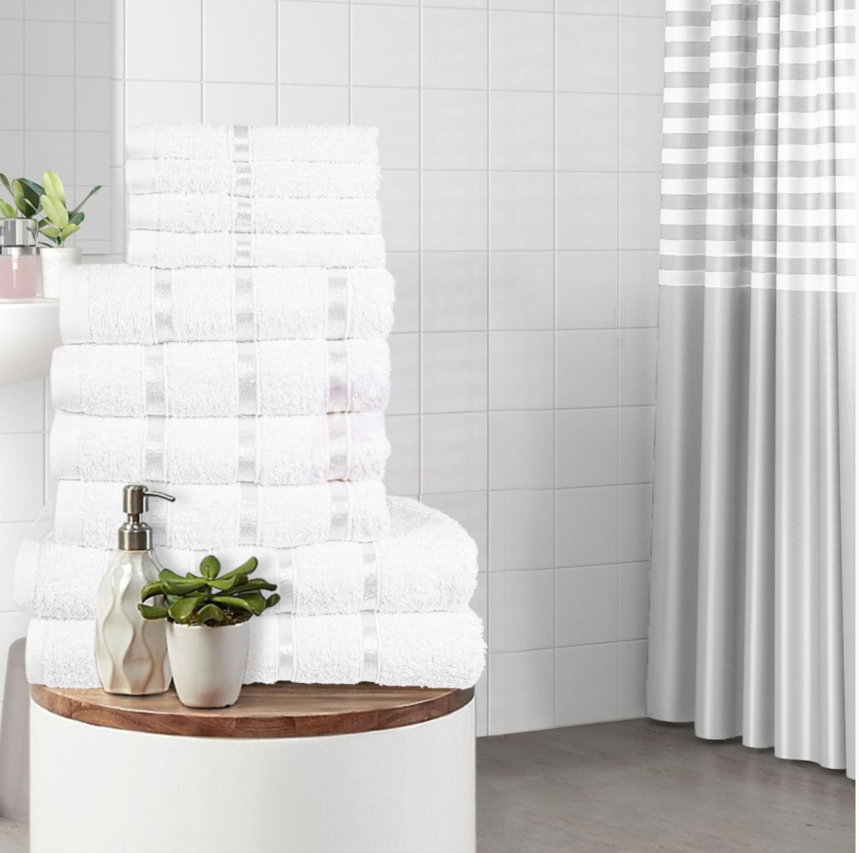 Luxurious Bath Towel, Hand Towel & Face Towel Sets Various Colours - Truly Yours
