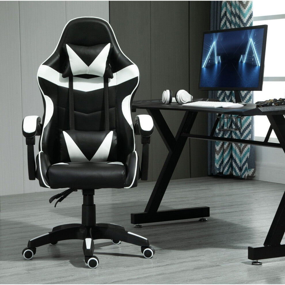 Swivel Gaming Chair Faux Leather Desk Tilt Chair - Truly Yours