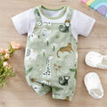 Safari Friends Baby Romper & T-Shirt Set