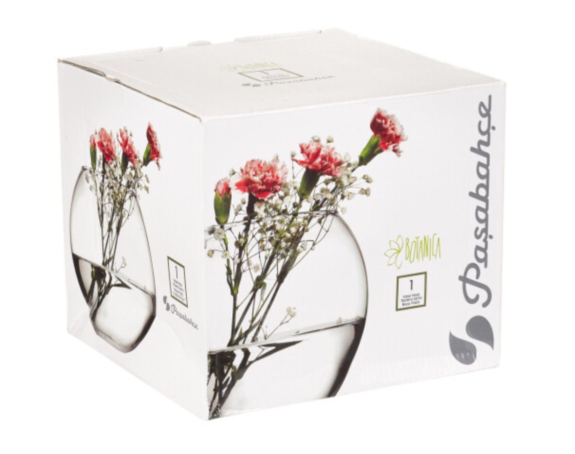 Pasabahce Glass Flower Vases