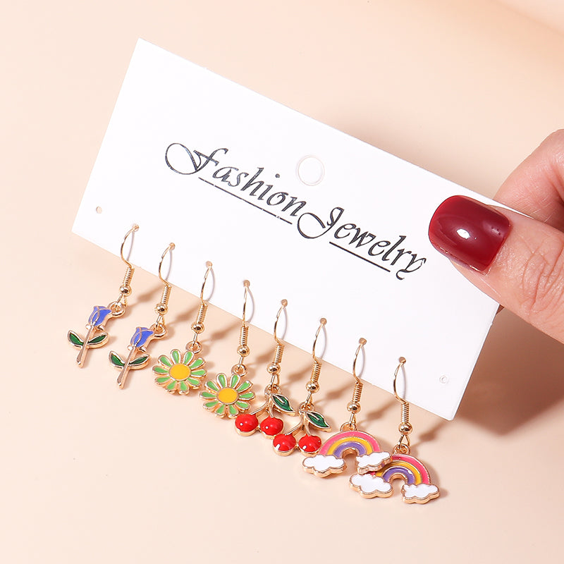 5 Pairs Novelty Earrings - Various Designs - Truly Yours