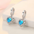 925 Sterling Silver Heart Huggie Earrings - 3 Colours - Truly Yours