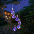 Solar Powered LED Bulb Wind Chime Light - Truly Yours
