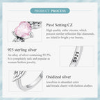 925 Sterling Silver Angel Wing Ring – 2 Colours