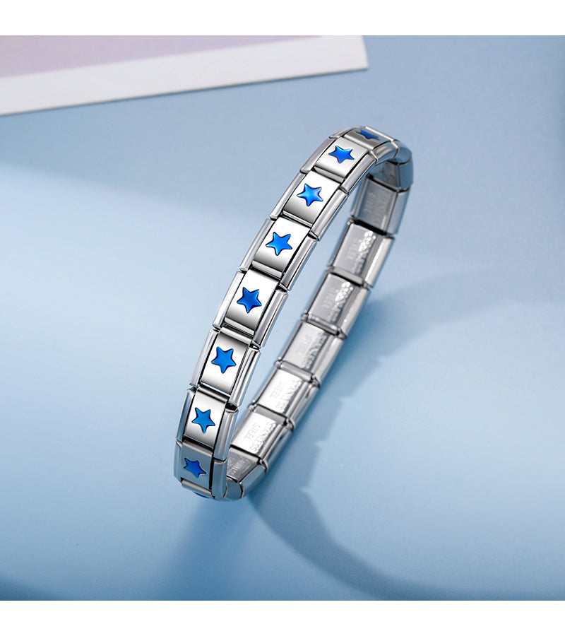 Italian Link Bracelets - Stainless Steel 9mm Width - Truly Yours