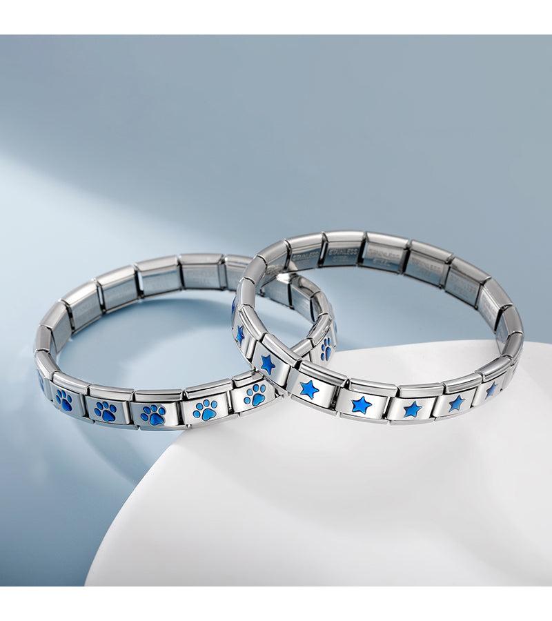 Italian Link Bracelets - Stainless Steel 9mm Width - Truly Yours