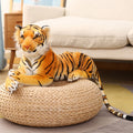 Realistic Orange or White Tiger Plush Toy - 40cm Lifelike Stuffed Animal - Truly Yours